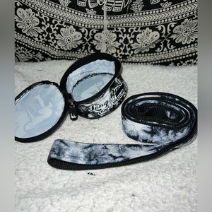 NEW SuzieB Fitness Black & White Tie Dye Workout Long Band Light/Medium